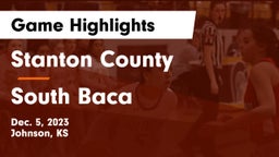 Stanton County  vs South Baca  Game Highlights - Dec. 5, 2023