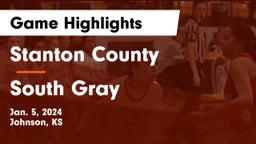 Stanton County  vs South Gray  Game Highlights - Jan. 5, 2024