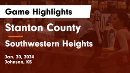 Stanton County  vs Southwestern Heights  Game Highlights - Jan. 20, 2024