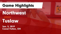 Northwest  vs Tuslaw Game Highlights - Jan. 5, 2019