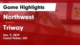 Northwest  vs Triway  Game Highlights - Jan. 9, 2019
