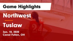 Northwest  vs Tuslaw  Game Highlights - Jan. 18, 2020