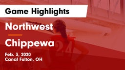 Northwest  vs Chippewa  Game Highlights - Feb. 3, 2020