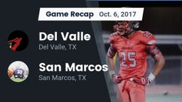 Recap: Del Valle  vs. San Marcos  2017