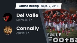Recap: Del Valle  vs. Connally  2018