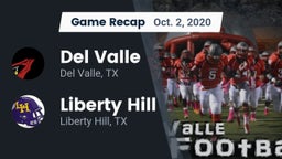 Recap: Del Valle  vs. Liberty Hill  2020