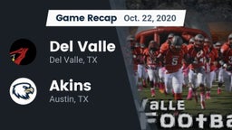 Recap: Del Valle  vs. Akins  2020