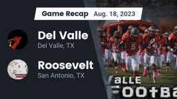 Recap: Del Valle  vs. Roosevelt  2023