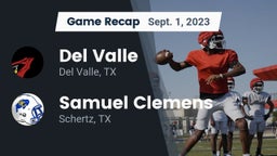 Recap: Del Valle  vs. Samuel Clemens  2023