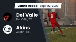 Recap: Del Valle  vs. Akins  2023