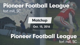 Matchup: Pioneer Football vs. Pioneer Football League 2016