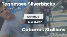 Matchup: Tennessee Silverback vs. Cabarrus Stallions  2017