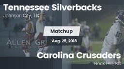 Matchup: Tennessee Silverback vs. Carolina Crusaders 2018