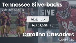 Matchup: Tennessee Silverback vs. Carolina Crusaders 2018