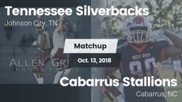 Matchup: Tennessee Silverback vs. Cabarrus Stallions  2018