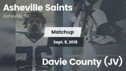 Matchup: Asheville Saints vs. Davie County (JV) 2018