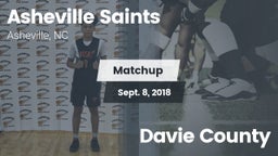 Matchup: Asheville Saints vs. Davie County 2018