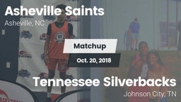 Matchup: Asheville Saints vs. Tennessee Silverbacks 2018