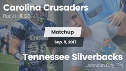 Matchup: Carolina Crusaders vs. Tennessee Silverbacks 2017