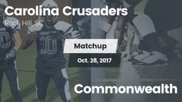 Matchup: Carolina Crusaders vs. Commonwealth 2017