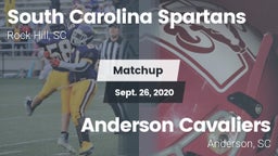 Matchup: Carolina Crusaders vs. Anderson Cavaliers  2020