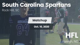 Matchup: Carolina Crusaders vs. HFL 2020