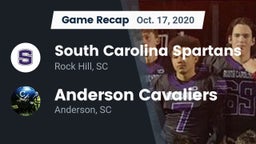 Recap: South Carolina Spartans vs. Anderson Cavaliers  2020