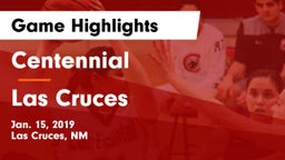 Centennial  vs Las Cruces  Game Highlights - Jan. 15, 2019