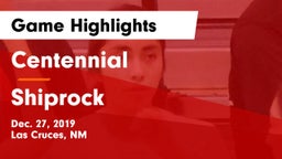 Centennial  vs Shiprock  Game Highlights - Dec. 27, 2019
