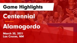 Centennial  vs Alamogordo  Game Highlights - March 30, 2021