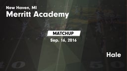Matchup: Merritt Academy vs. Hale 2016