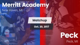 Matchup: Merritt Academy vs. Peck  2017
