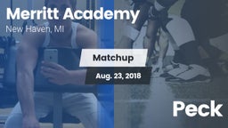 Matchup: Merritt Academy vs. Peck 2018