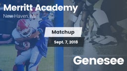 Matchup: Merritt Academy vs. Genesee 2018