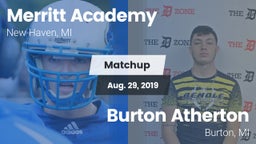 Matchup: Merritt Academy vs. Burton Atherton   2019