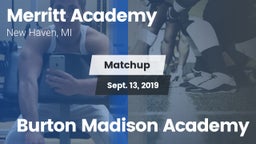 Matchup: Merritt Academy vs. Burton Madison Academy 2019