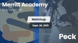 Matchup: Merritt Academy vs. Peck  2019