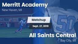 Matchup: Merritt Academy vs. All Saints Central  2019