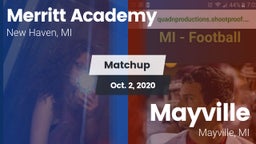 Matchup: Merritt Academy vs. Mayville  2020