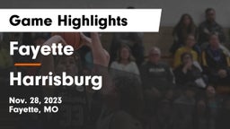 Fayette  vs Harrisburg  Game Highlights - Nov. 28, 2023