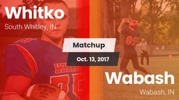 Matchup: Whitko  vs. Wabash  2017
