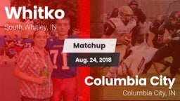 Matchup: Whitko  vs. Columbia City  2018