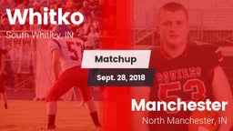 Matchup: Whitko  vs. Manchester  2018