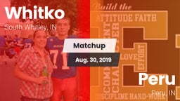 Matchup: Whitko  vs. Peru  2019