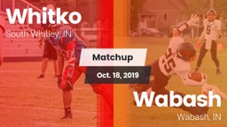 Matchup: Whitko  vs. Wabash  2019