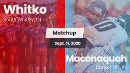 Matchup: Whitko  vs. Maconaquah  2020