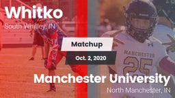 Matchup: Whitko  vs. Manchester University 2020