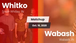Matchup: Whitko  vs. Wabash  2020