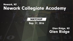 Matchup: Newark Collegiate vs. Glen Ridge  2016