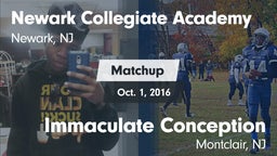 Matchup: Newark Collegiate vs. Immaculate Conception  2016